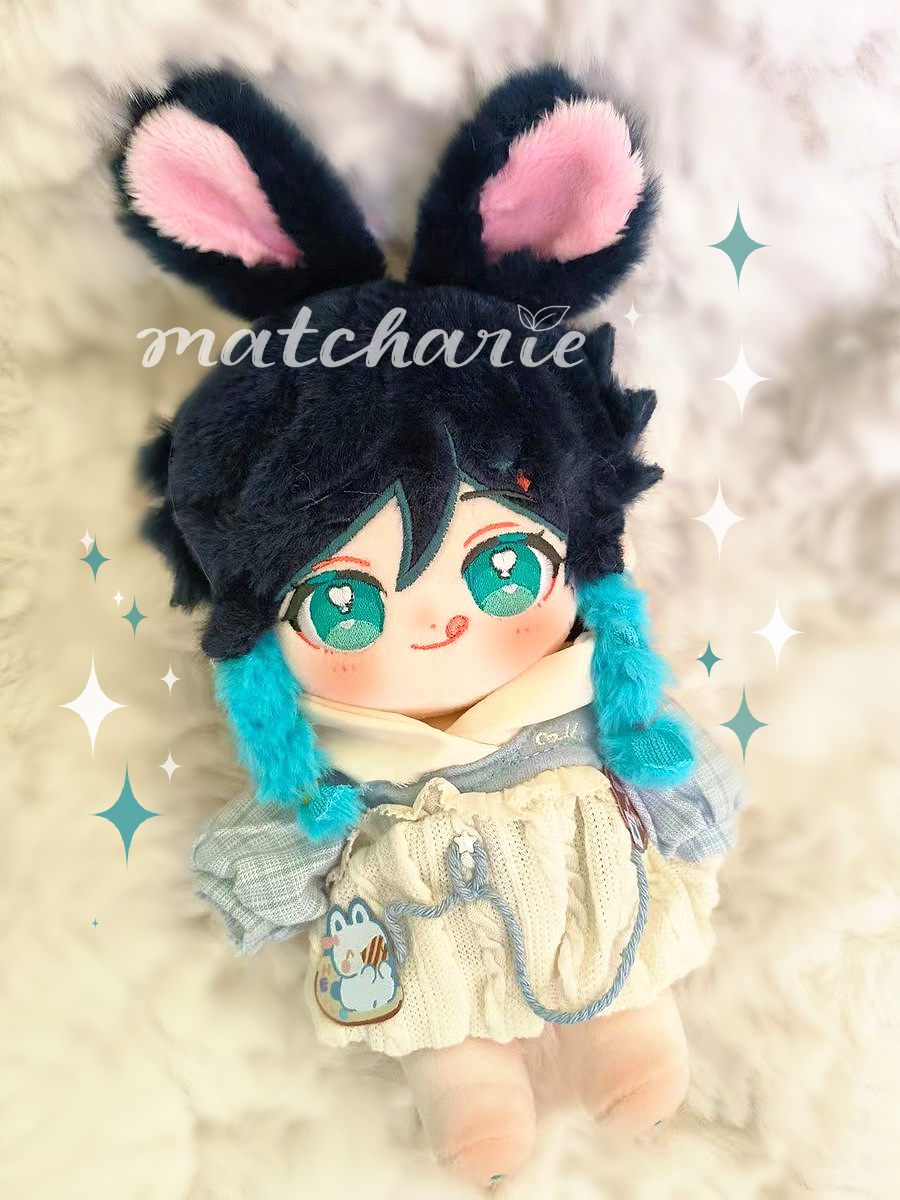 (DOLL ONLY)READY STOCK Xiao, Venti, Alhaitham, Kaveh 20cm plushie [ Fan-Made Merchandise ]