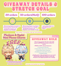 Load image into Gallery viewer, [PREORDER] PHAINON &amp; MYDEI 10 CM PLUSHIES(CAN SQUEAK!) [FANMADE MERCHANDISE]
