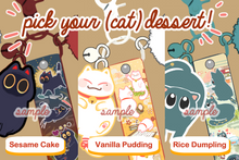 Load image into Gallery viewer, [FANMADE MERCHANDISE] JING YUAN, BLADE &amp; DAN HENG CAT DESSERT LANYARD SERIES
