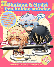 Load image into Gallery viewer, [FAN MADE MERCHANDISE] PHAINON &amp; MYDEI PEN HOLDER ACRYLIC STANDEE
