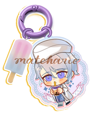 Load image into Gallery viewer, [FAN MERCHANDISE] GENSHIN IMPACT CAFE &amp; PATISSERIE KEYCHAIN
