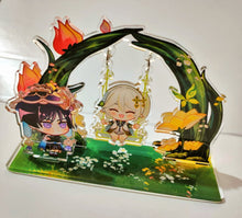 Load image into Gallery viewer, [FAN MERCHANDISE] GENSHIN IMPACT ACRYLIC SWING STANDEE WANDERER &amp; NAHIDA
